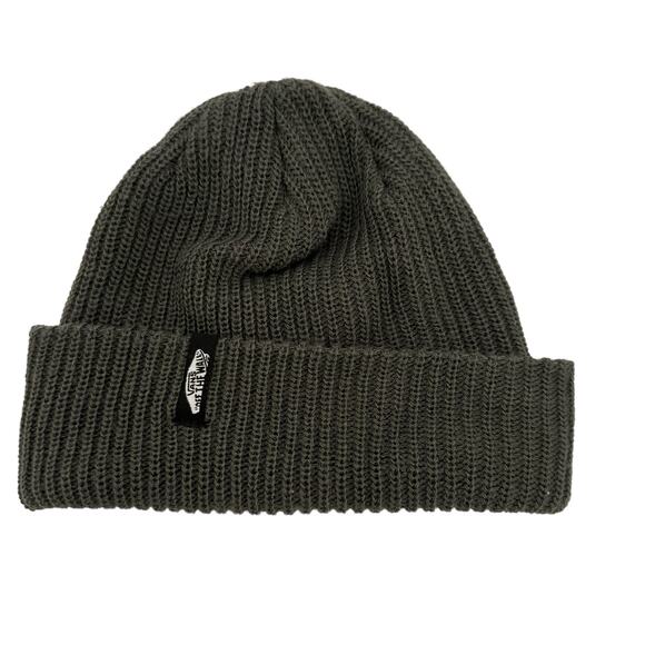 Vans Off The Wall Moss Green Knit Beanie Hat - Picture 1 of 4